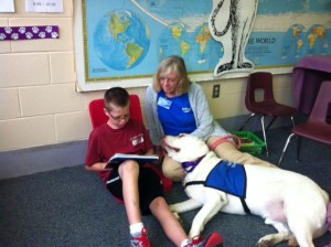 HAAS and Leslie receiving their Reading Buddies training at WES.